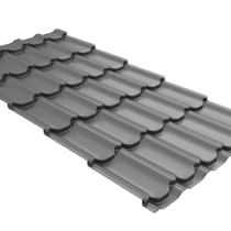 Grand Line Профиль волновой Квинта Плюс Pe 0,45 мм Ral 9006