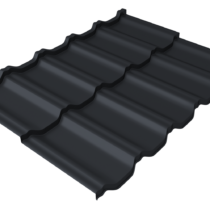 Grand Line Профиль волновой Квинта Уно Drap 0,45 мм Ral 7024 Grand Line Профиль волновой Квинта Уно Drap 0,45 мм Ral 7024