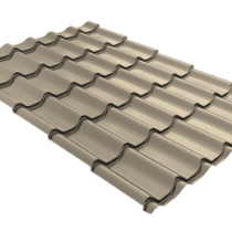 Grand Line Профиль волновой Модерн Pe 0,45 мм Ral 1015