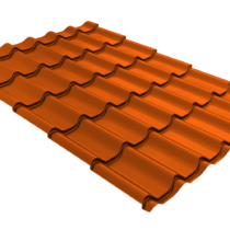 Grand Line Профиль волновой Модерн Pe 0,45 мм Ral 2004