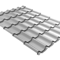 Grand Line Профиль волновой Модерн Pe 0,45 мм Ral 9003