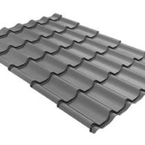 Grand Line Профиль волновой Модерн Pe 0,45 мм Ral 9006