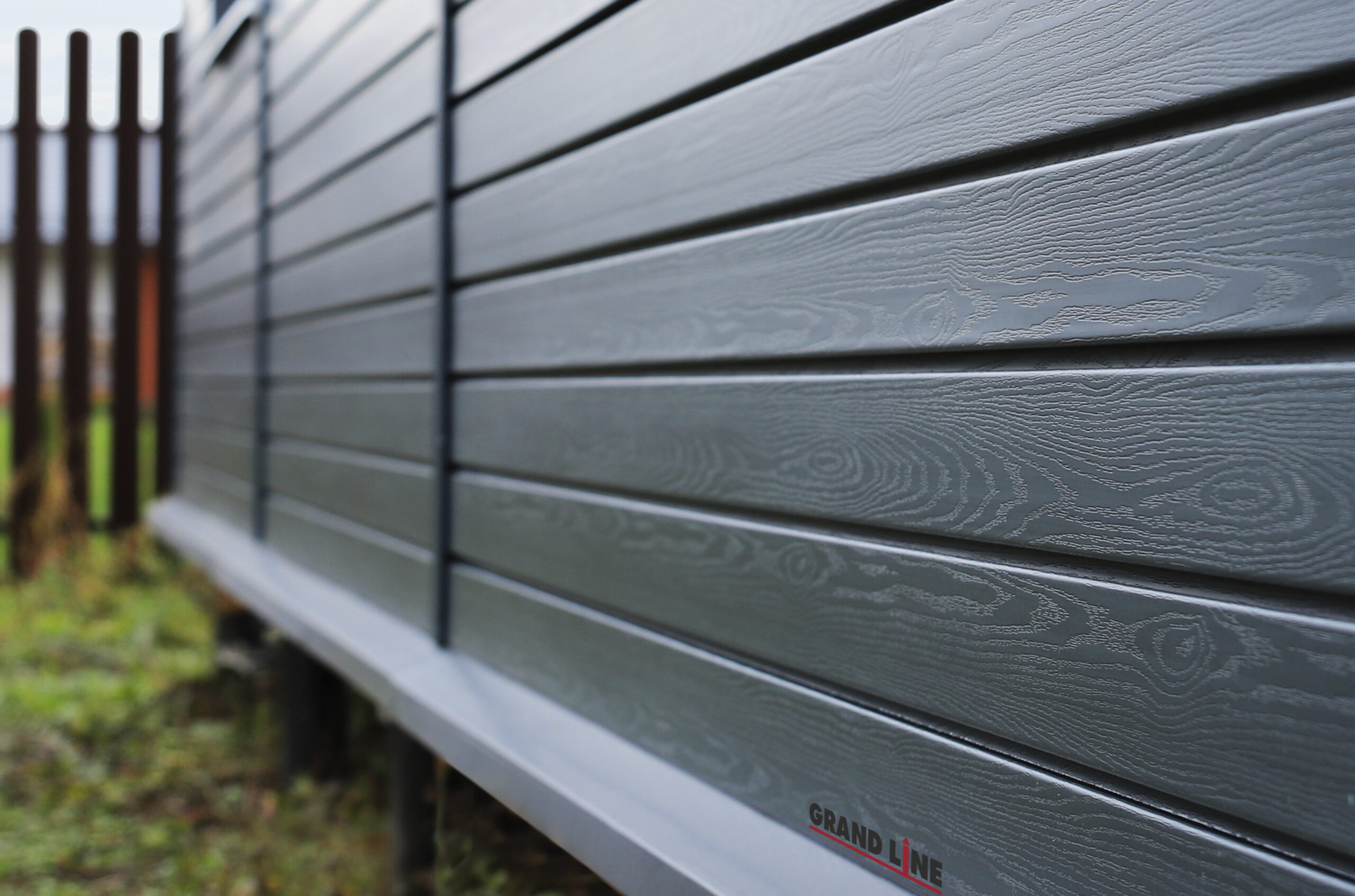 Grand Line Архитектурный сайдинг Планкен Графит — изображение 5