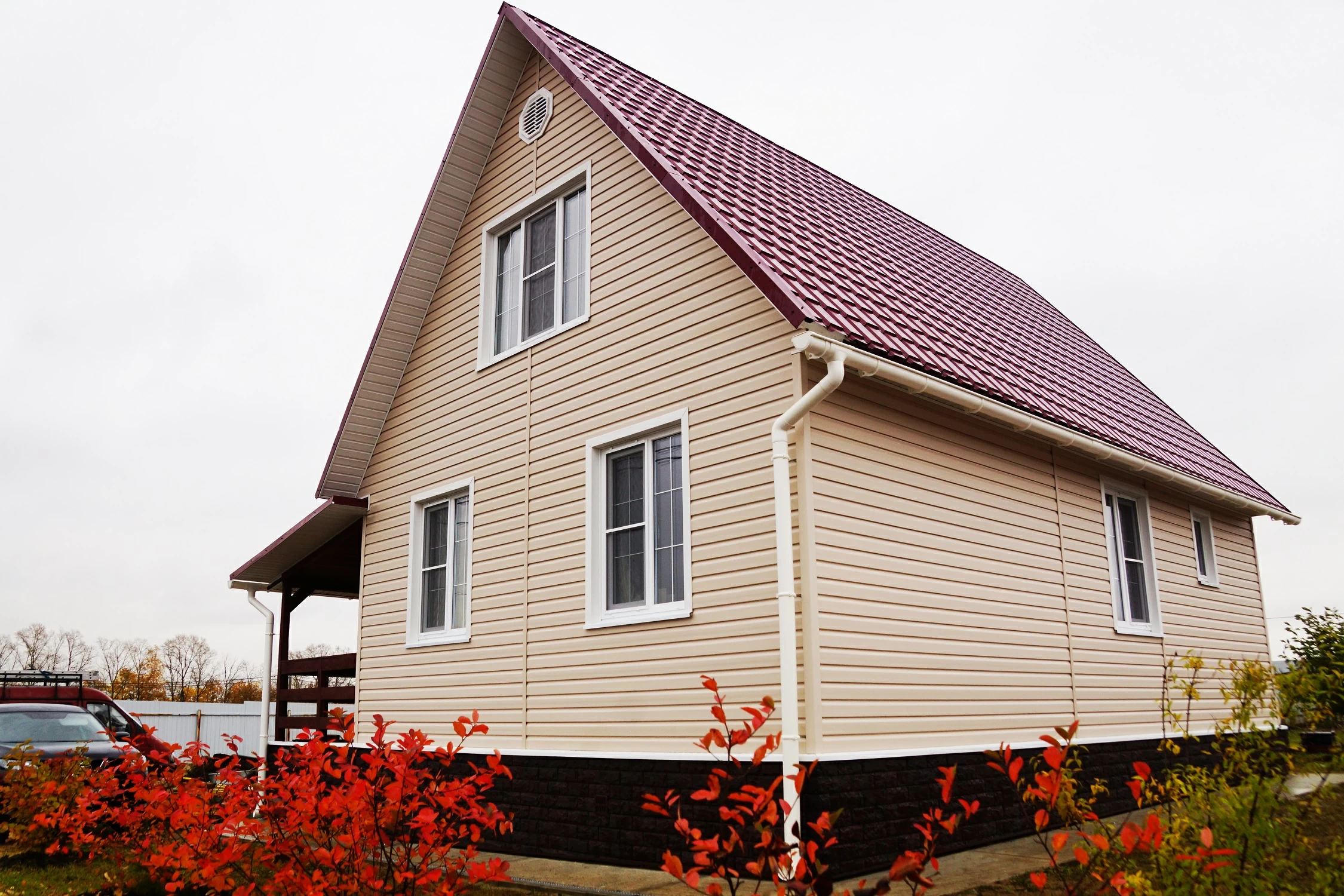 Grand Line Сайдинг D4 Корабельный брус слим Classic Standart 3,66м Бежевый — изображение 4