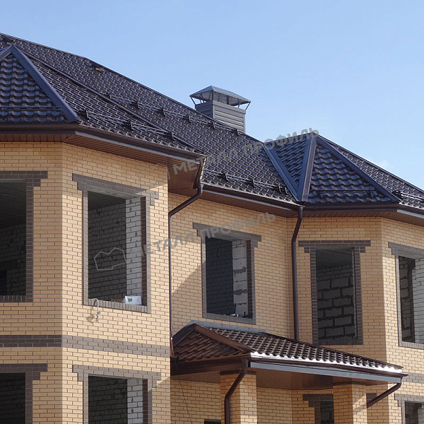 МеталлПрофиль Металлочерепица Трамонтана-M Cloudy Anticato 0,5 мм — изображение 3