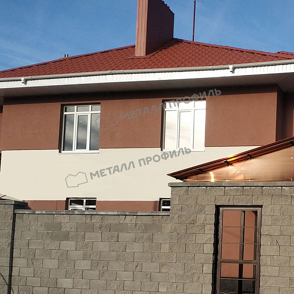 МеталлПрофиль Металлочерепица Трамонтана-M Cloudy Anticato 0,5 мм — изображение 7