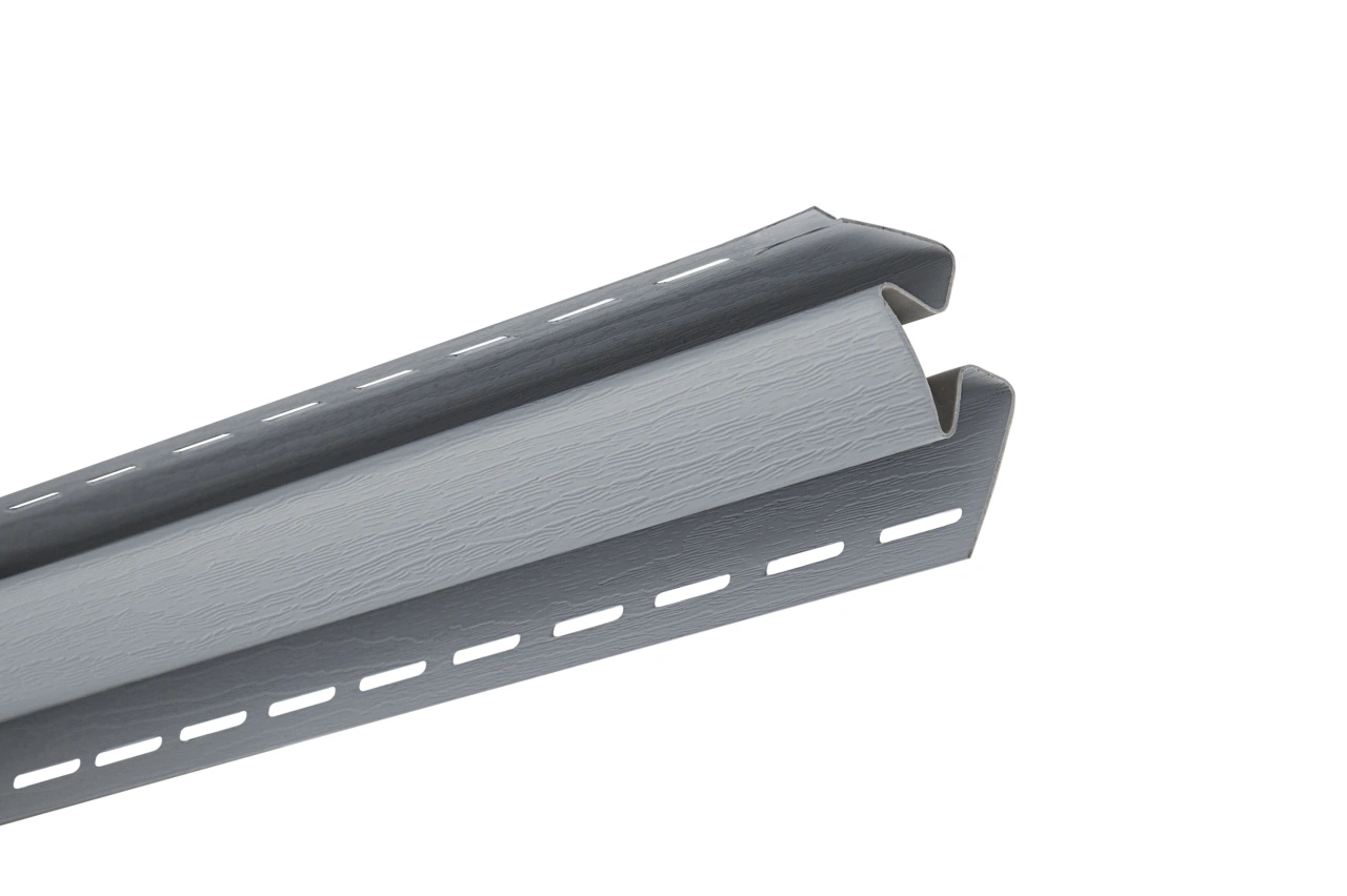 Альта-Профиль Планка внутренний угол Альта-Сайдинг Светло-серая