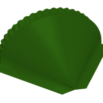 Grand Line Заглушка конусная полукруглого конька Pe Ral 6002