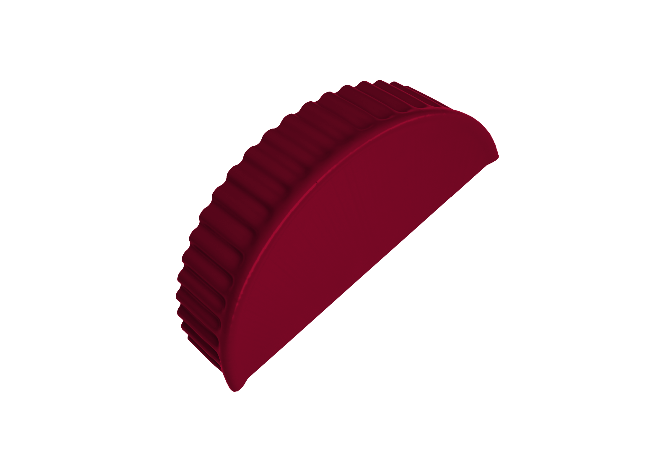 Grand Line Заглушка торцевая малого полукруглого конька Pe Ral 3003