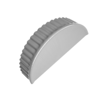 Grand Line Заглушка торцевая малого полукруглого конька Pe Ral 9003