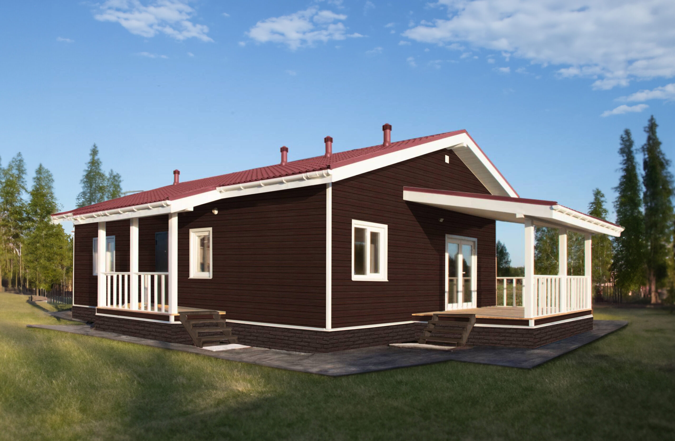 Grand Line Архитектурный сайдинг Планкен Темный дуб — изображение 3