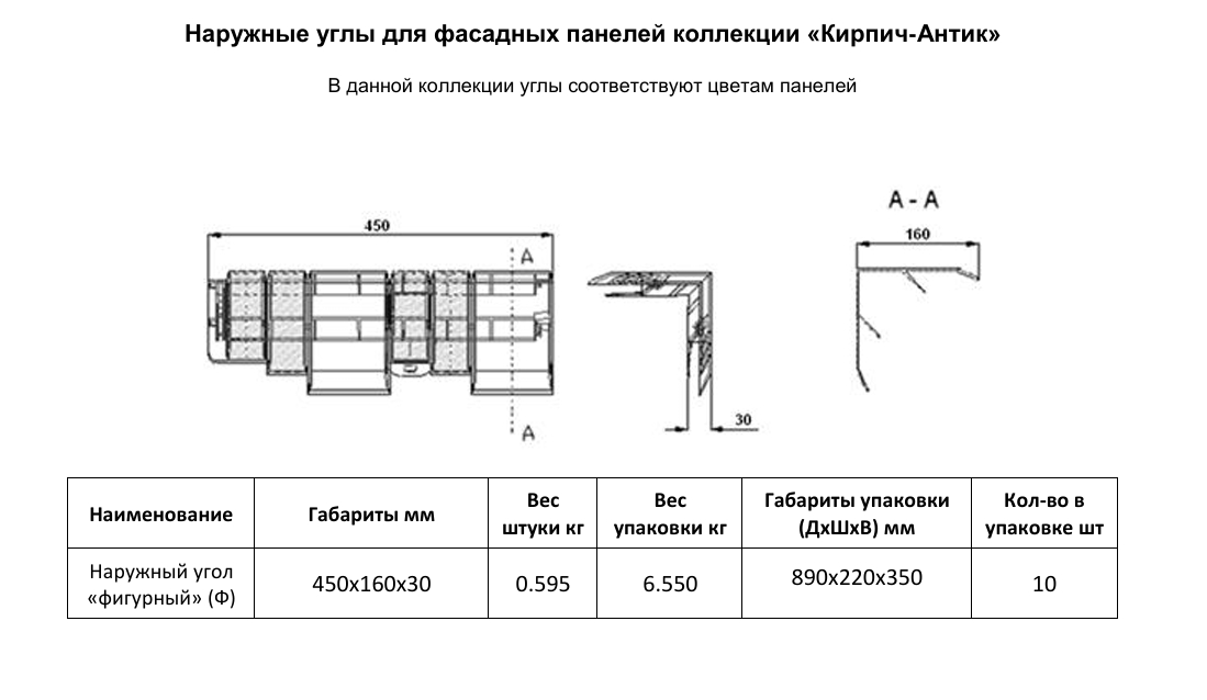 Альта-Профиль: Фасадная панель Кирпич Антик Каир — изображение 4