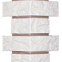 ТЕХОСНАСТКА Внешний угол Лондон Брик T- SIDING Белый 1013