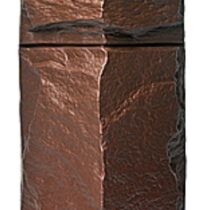 ТЕХОСНАСТКА Внешний угол Гранит Леон ЭКО-1 Браун 8016