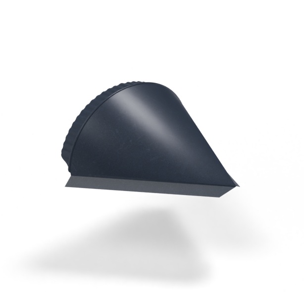 МегаСтил Заглушка конусная для полукруглого конька Ре Matt 0,45 мм МегаСтил Заглушка конусная для полукруглого конька Ре Matt 0,45 мм