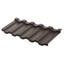 Aquasystem Модульная металлочерепица Гётеборг Zn180 1205х415мм Rooftop Бархат 0,5 мм Ral 8019